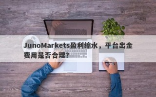 JunoMarkets盈利缩水，平台出金费用是否合理？