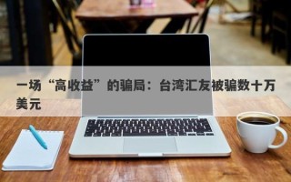 一场“高收益”的骗局：台湾汇友被骗数十万美元