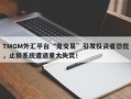 TMGM外汇平台“鬼交易”引发投资者恐慌，止损系统遭遇重大失灵！