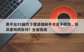 黑平台XS操作下遭遇强制平仓且不赔偿，投资者如何应对？全面指南