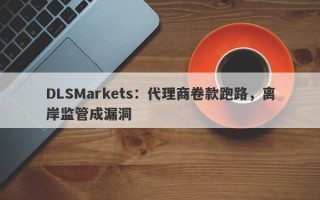 DLSMarkets：代理商卷款跑路，离岸监管成漏洞