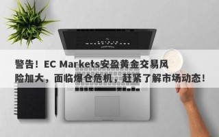 警告！EC Markets安盈黄金交易风险加大，面临爆仓危机，赶紧了解市场动态！