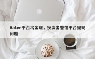 Vatee平台出金难，投资者警惕平台提现问题