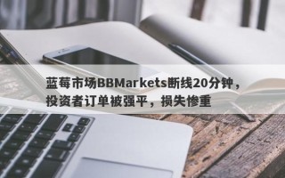 蓝莓市场BBMarkets断线20分钟，投资者订单被强平，损失惨重