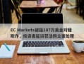 EC Markets被指107万美金对赌欺诈，投资者起诉获法院立案处理