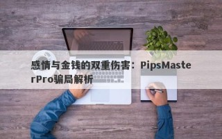 感情与金钱的双重伤害：PipsMasterPro骗局解析