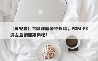 【毒蛇君】金融诈骗警钟长鸣，PGM FX资金盘割韭菜揭秘！