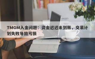 TMGM入金问题：资金迟迟未到账，交易计划失败导致亏损