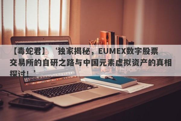 【毒蛇君】‘独家揭秘，EUMEX数字股票交易所的自研之路与中国元素虚拟资产的真相探讨！’-第1张图片-要懂汇