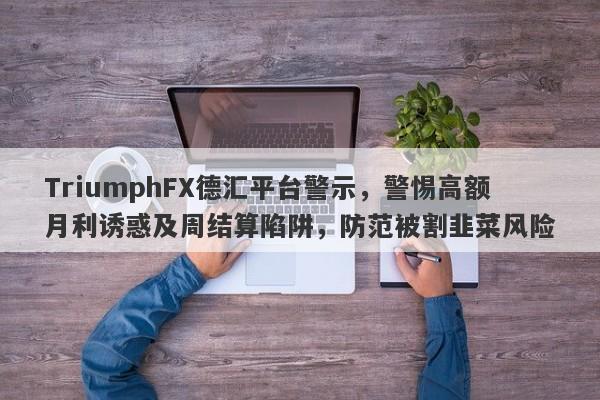 TriumphFX德汇平台警示，警惕高额月利诱惑及周结算陷阱，防范被割韭菜风险-第1张图片-要懂汇