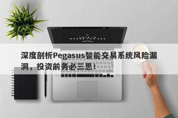 深度剖析Pegasus智能交易系统风险漏洞，投资前务必三思！-第1张图片-要懂汇