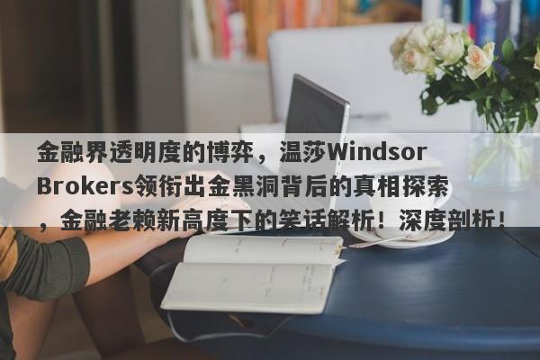 金融界透明度的博弈，温莎Windsor Brokers领衔出金黑洞背后的真相探索，金融老赖新高度下的笑话解析！深度剖析！-第1张图片-要懂汇