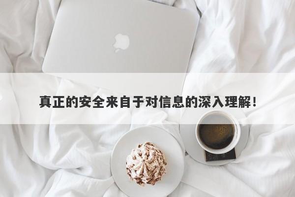 真正的安全来自于对信息的深入理解！-第1张图片-要懂汇