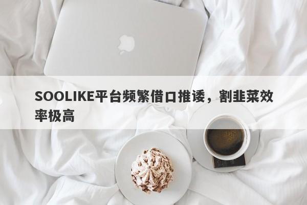 SOOLIKE平台频繁借口推诿，割韭菜效率极高-第1张图片-要懂汇