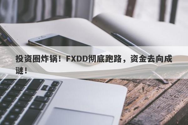 投资圈炸锅！FXDD彻底跑路，资金去向成谜！-第1张图片-要懂汇