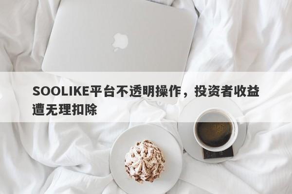 SOOLIKE平台不透明操作，投资者收益遭无理扣除-第1张图片-要懂汇