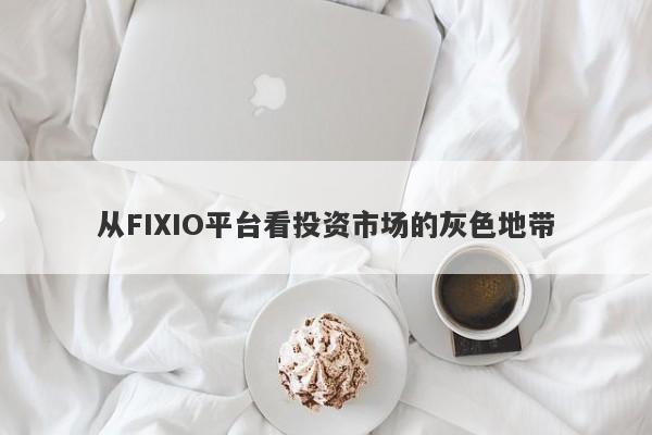 从FIXIO平台看投资市场的灰色地带-第1张图片-要懂汇